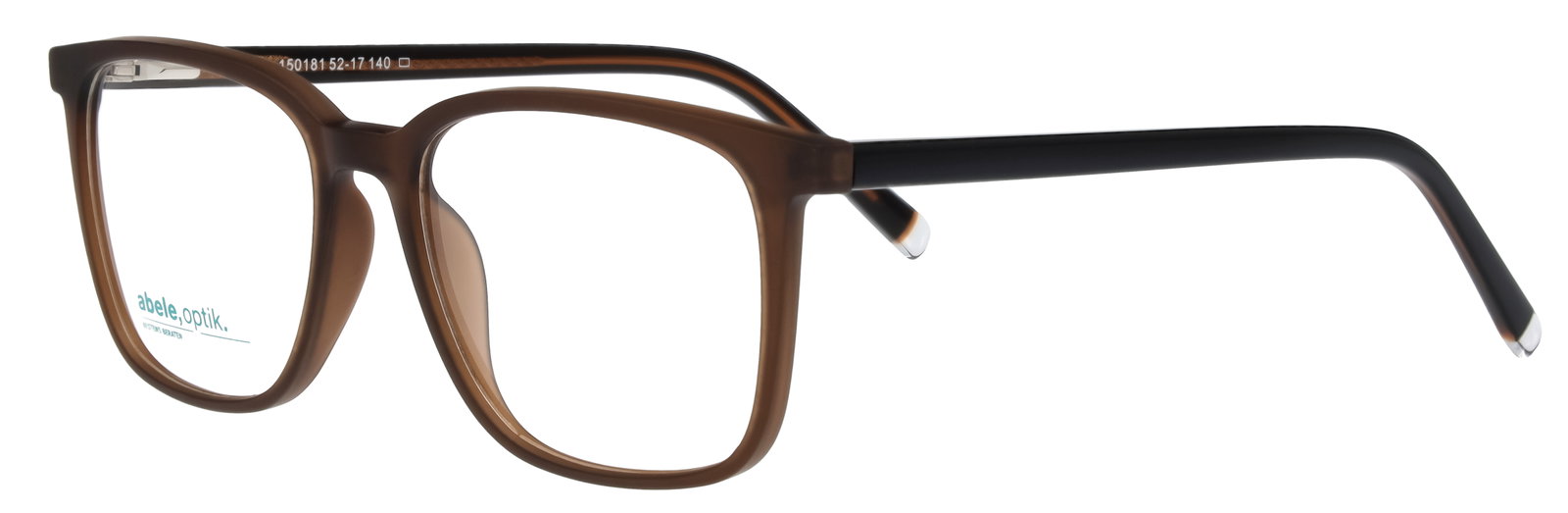 abele optik Brille braun matt für Herren 150181
